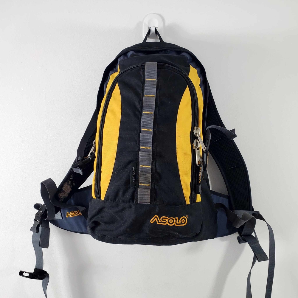 Asolo Black and Yellow Men's Backpack